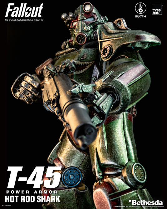 Threezero - Fallout - T-45 Hot Rod Shark Power Armor