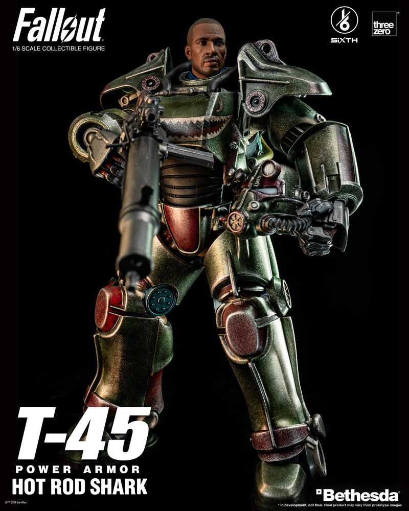 Load image into Gallery viewer, Threezero - Fallout - T-45 Hot Rod Shark Power Armor
