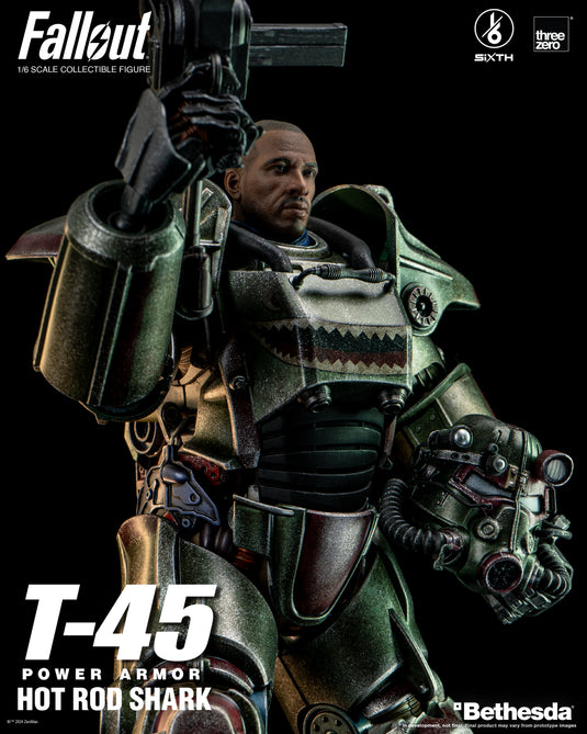 Threezero - Fallout - T-45 Hot Rod Shark Power Armor