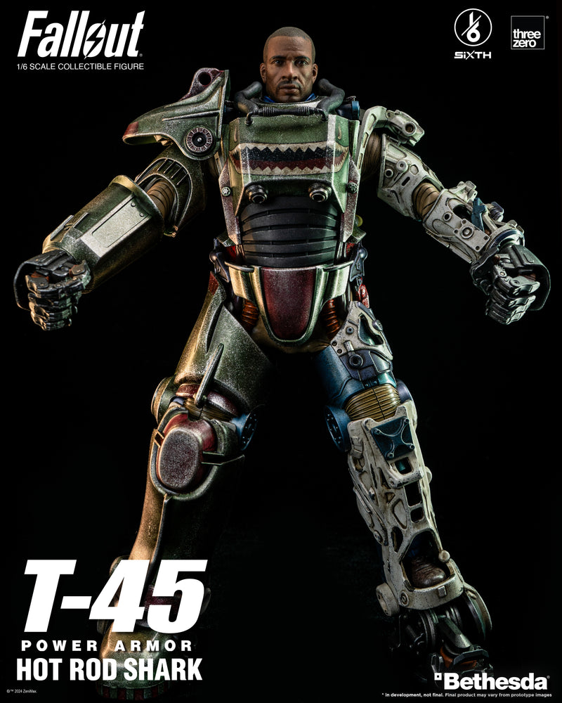 Load image into Gallery viewer, Threezero - Fallout - T-45 Hot Rod Shark Power Armor
