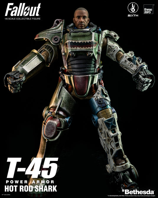 Threezero - Fallout - T-45 Hot Rod Shark Power Armor