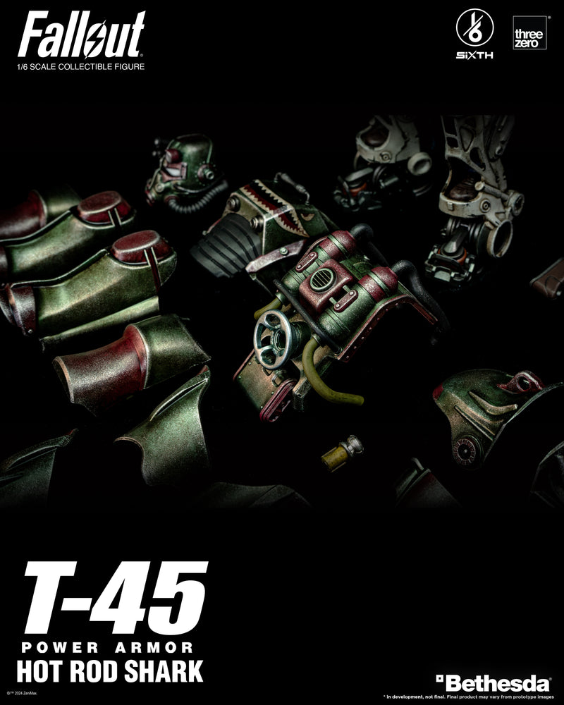 Load image into Gallery viewer, Threezero - Fallout - T-45 Hot Rod Shark Power Armor
