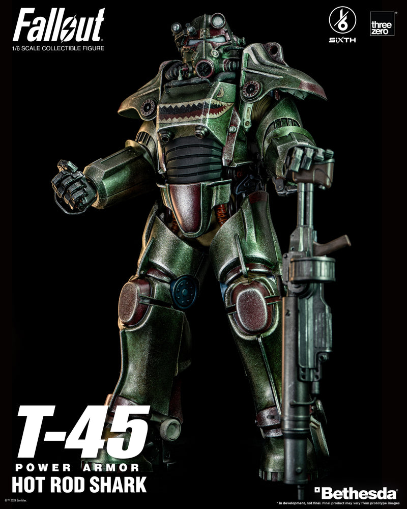 Load image into Gallery viewer, Threezero - Fallout - T-45 Hot Rod Shark Power Armor
