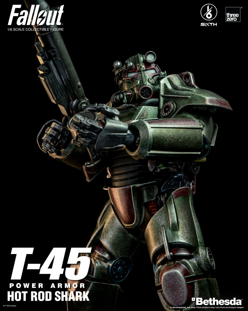 Load image into Gallery viewer, Threezero - Fallout - T-45 Hot Rod Shark Power Armor
