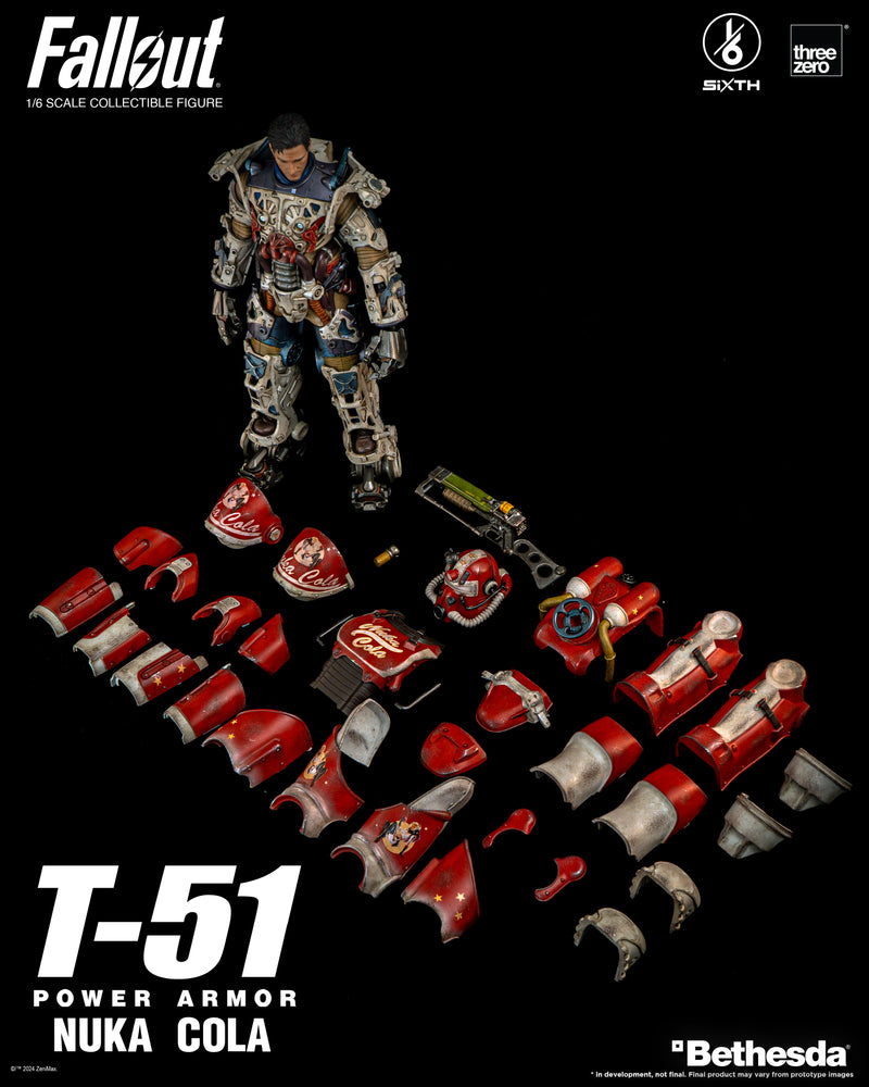 Load image into Gallery viewer, Threezero - Fallout - T-51 Nuka Cola Power Armor
