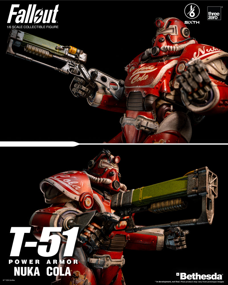 Load image into Gallery viewer, Threezero - Fallout - T-51 Nuka Cola Power Armor
