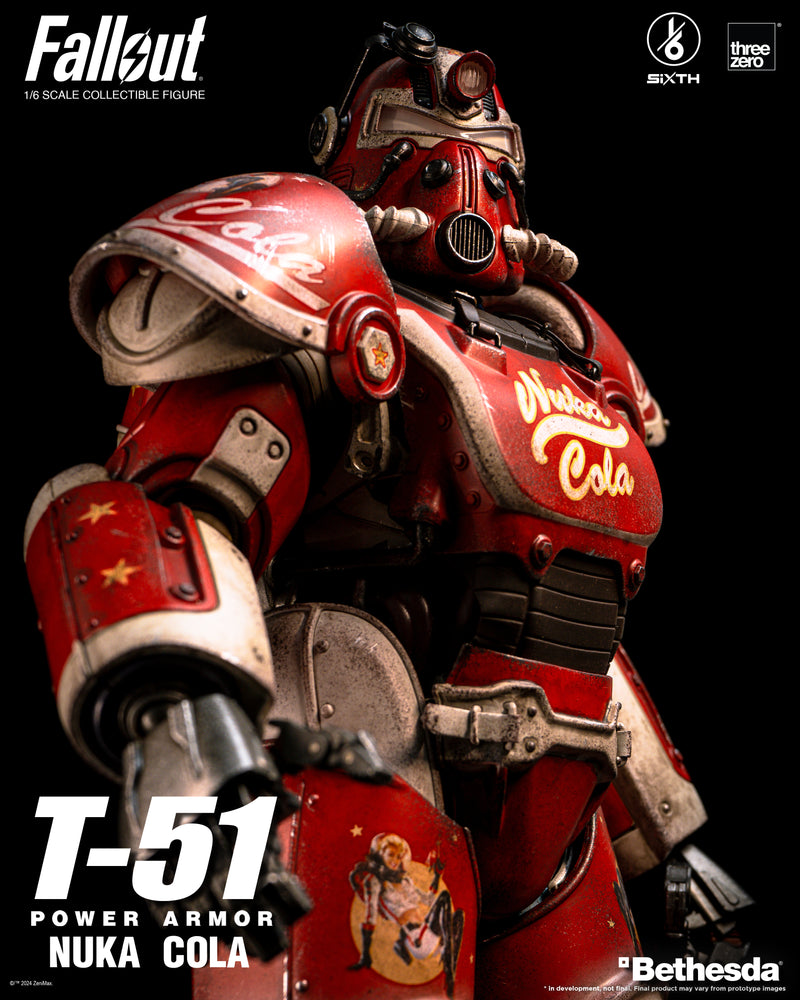 Load image into Gallery viewer, Threezero - Fallout - T-51 Nuka Cola Power Armor
