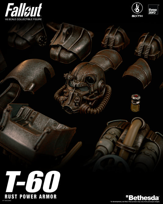 Threezero - Fallout - T-60 Rusted Power Armor