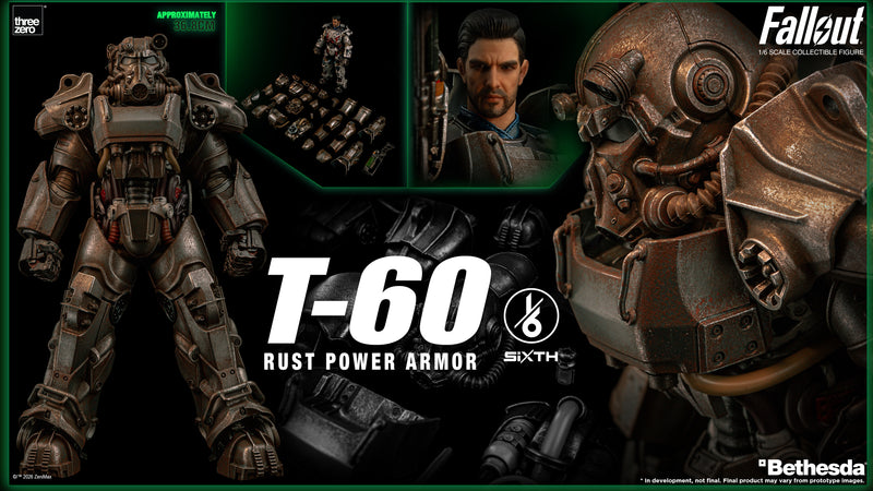 Load image into Gallery viewer, Threezero - Fallout - T-60 Rusted Power Armor
