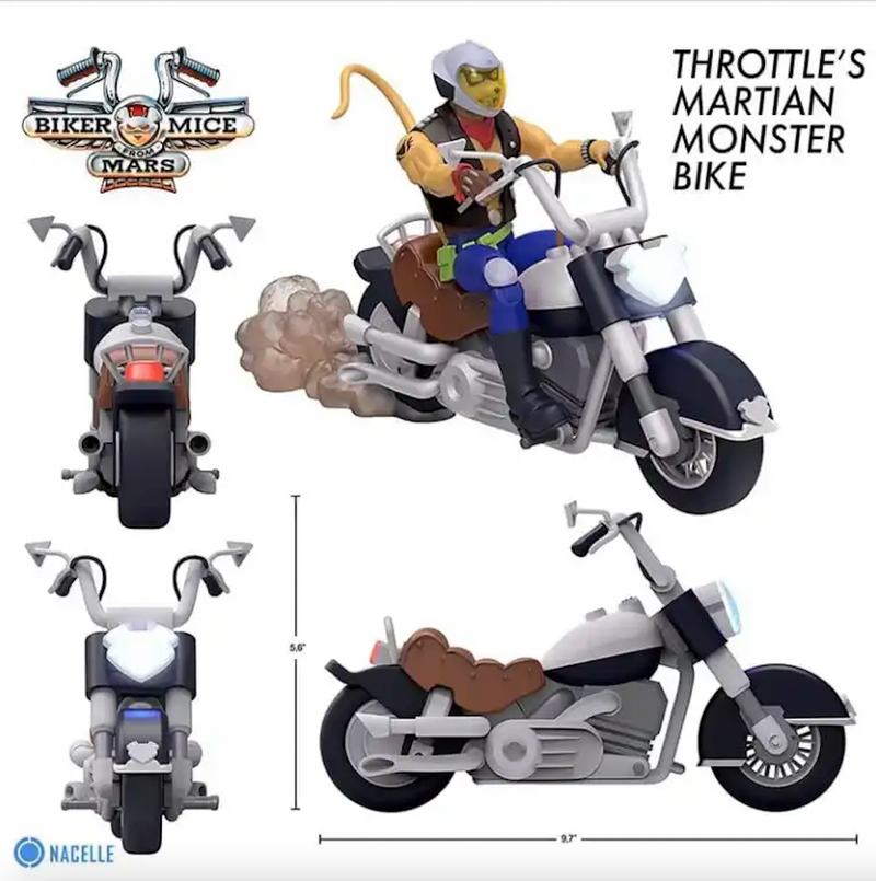 Load image into Gallery viewer, The Nacelle Company - Biker Mice from Mars - Throttle&#39;s Monster Martian Bike
