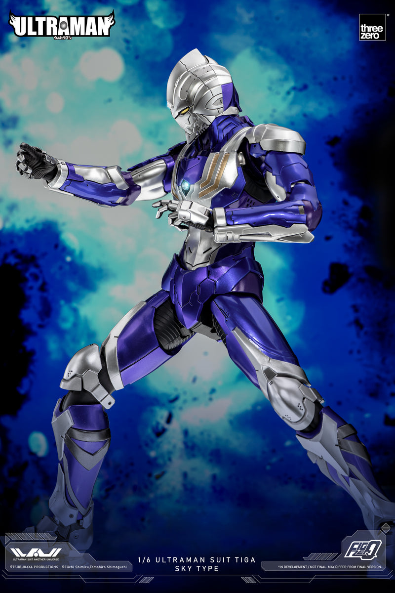 Load image into Gallery viewer, Threezero - FigZero Ultraman Suit Another Univese: Ultraman Suit Tiga Sky Type
