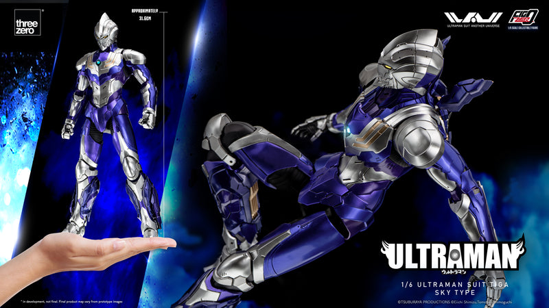 Load image into Gallery viewer, Threezero - FigZero Ultraman Suit Another Univese: Ultraman Suit Tiga Sky Type
