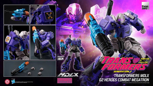 Threezero - Transformers - MDLX G2 Heroes Combat Megatron (SDCC 2026 Exclusive