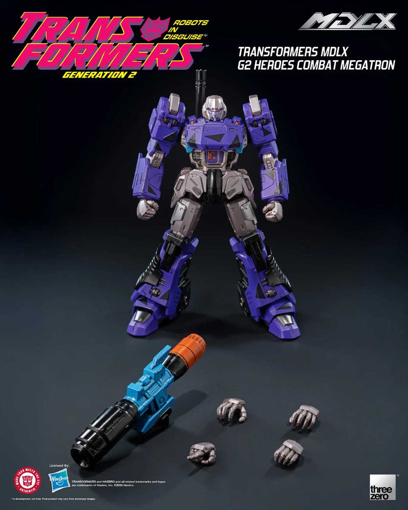 Load image into Gallery viewer, Threezero - Transformers - MDLX G2 Heroes Combat Megatron (SDCC 2026 Exclusive
