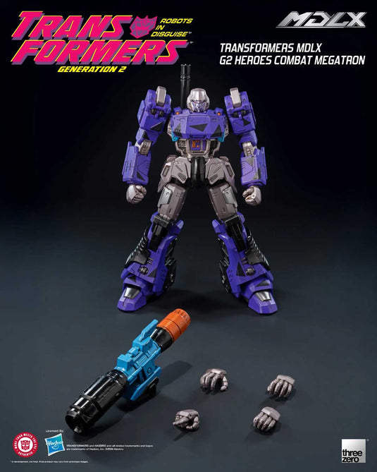 Threezero - Transformers - MDLX G2 Heroes Combat Megatron (SDCC 2026 Exclusive
