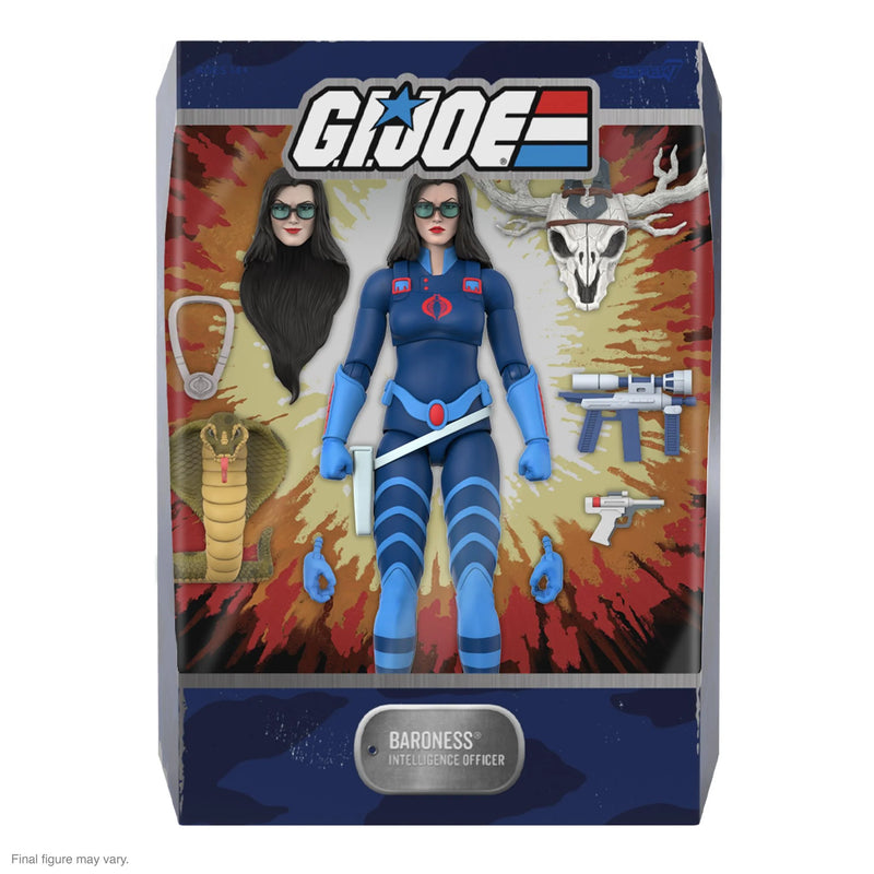 Load image into Gallery viewer, Super 7 - G.I. Joe Ultimates - Baroness (Dark Blue)
