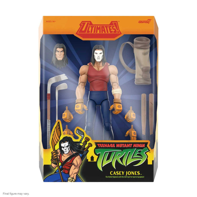 Load image into Gallery viewer, Super 7 - Teenage Mutant Ninja Turtles Ultimates - Casey Jones (2003 Animated Series)
