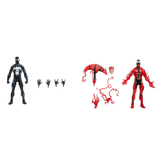 Marvel Legends - Spider-Man The Animated Series - Spider-Man (Black Suit) and Carnage