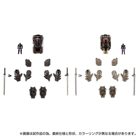 Diaclone Reboot - Tactical Mover - EX Core and Armament Set 3