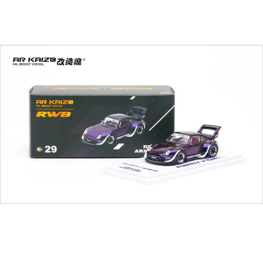 AR Kaizo - RWB 993 (Army Girl) 1/64 Scale Diecast Model Cars (6K0000201)
