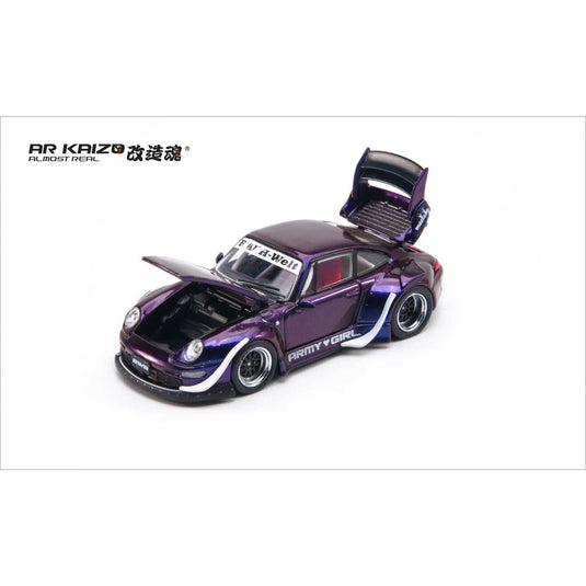 AR Kaizo - RWB 993 (Army Girl) 1/64 Scale Diecast Model Cars (6K0000201)