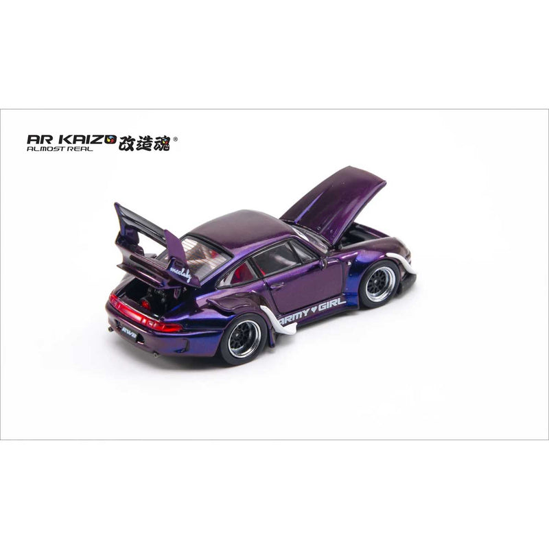 Load image into Gallery viewer, AR Kaizo - RWB 993 (Army Girl) 1/64 Scale Diecast Model Cars (6K0000201)
