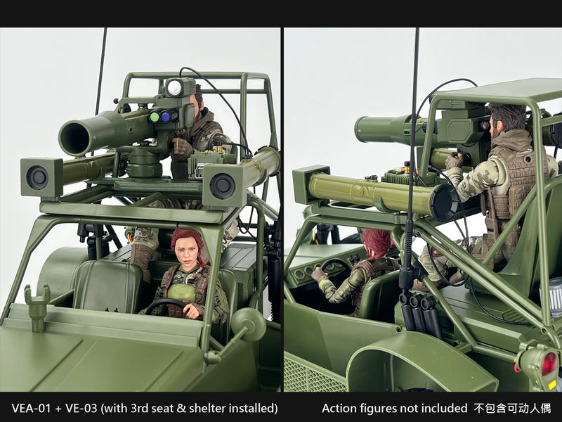 Load image into Gallery viewer, Fans Hobby - Vehicle Elite - VEA-01 Missile Launcher Set 1/12 Scale
