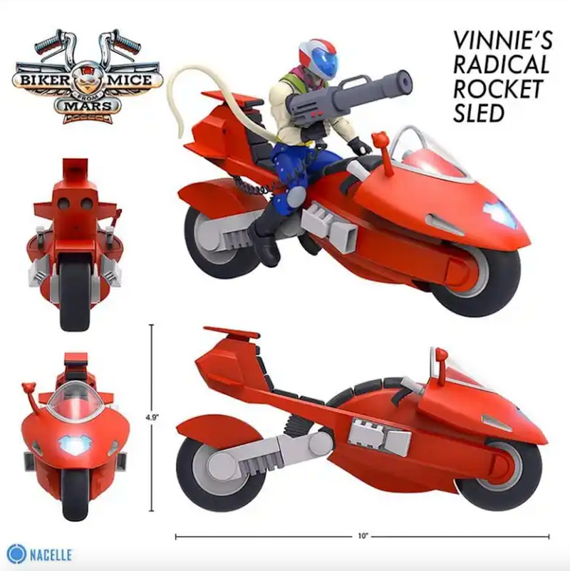 Load image into Gallery viewer, The Nacelle Company - Biker Mice from Mars - Vinnie&#39;s Radical Rocket Sled
