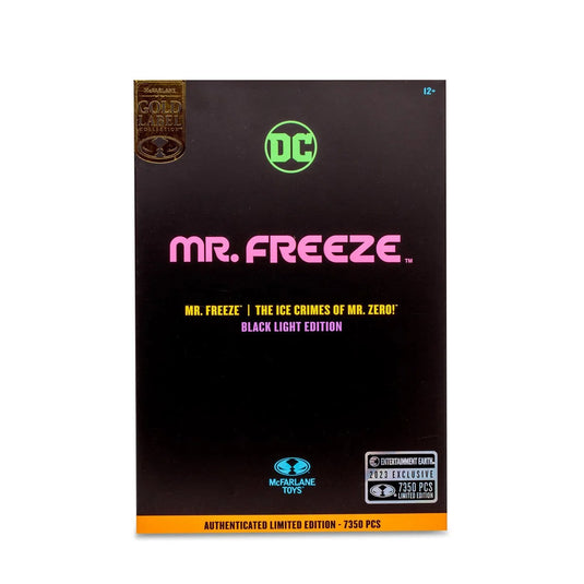 Mcfarlane Toys - DC Multiverse Mr.Freeze (The Ice Crimes Of Mr. Zero) Black Light Edition (Gold Label)
