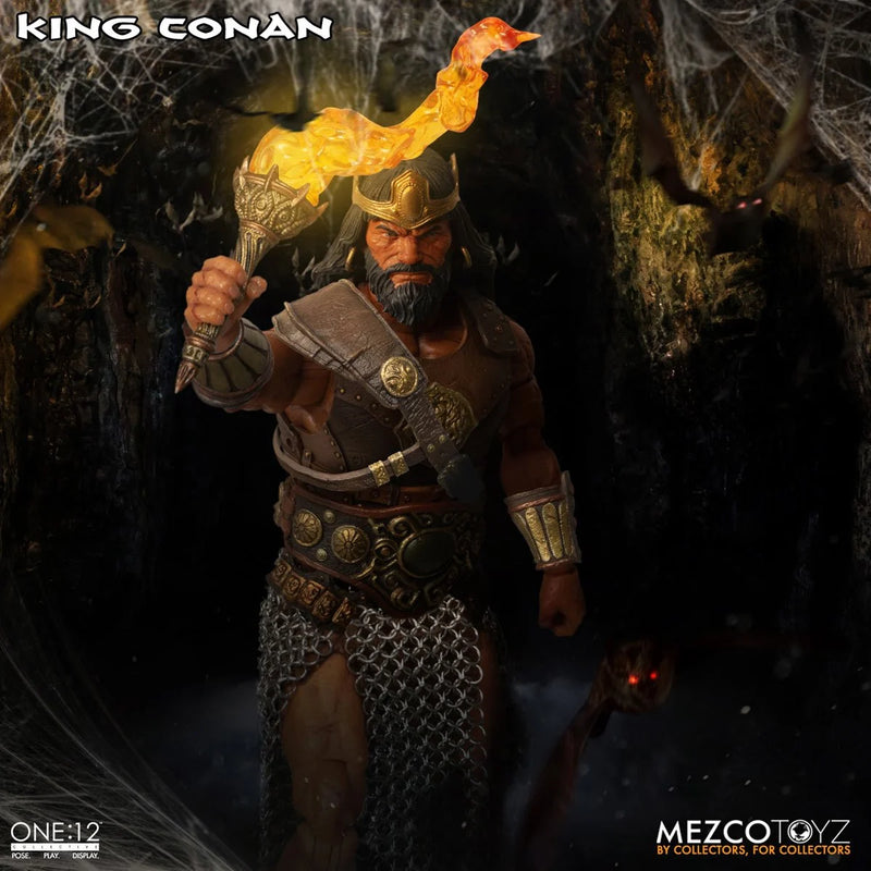 Load image into Gallery viewer, Mezco Toyz - One 12 Conan The Barbarian - King Conan
