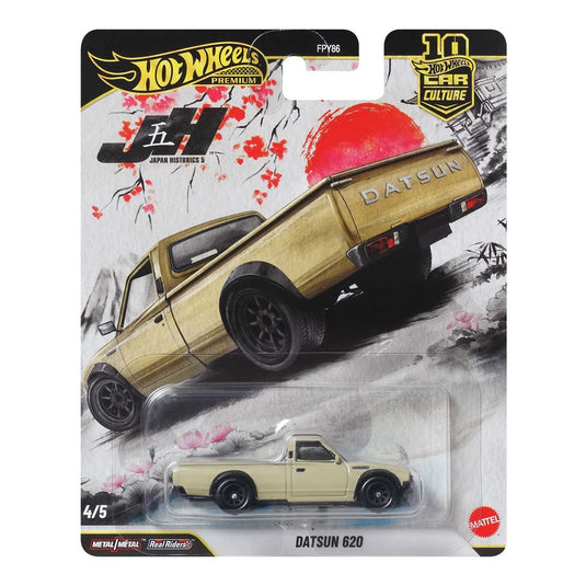 Mattel - Hot Wheels Car Culture Vehicles - Japan Historics - Datsun 620 Premium 1/64 Scale Vehicle