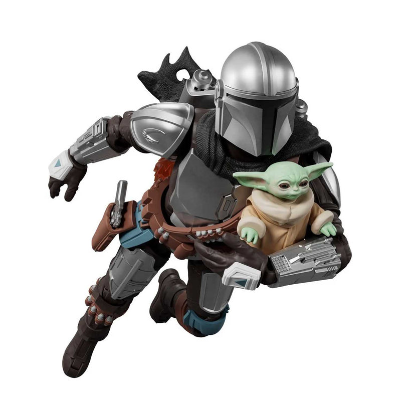 Load image into Gallery viewer, Blokees - Champion Class 05 - Star Wars: The Mandalorian &amp; Grogu Din Djarin &amp; Grogu Model Kit
