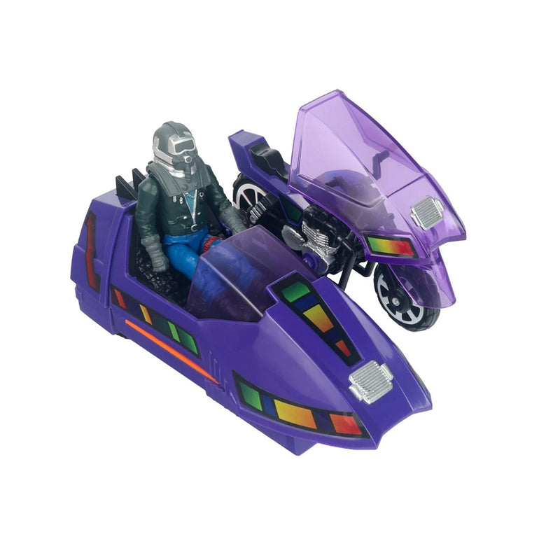 Load image into Gallery viewer, The Loyal Subjects - M.A.S.K. - Stealth Submarine Cycle Vehicle (SSC) with Sly Rax
