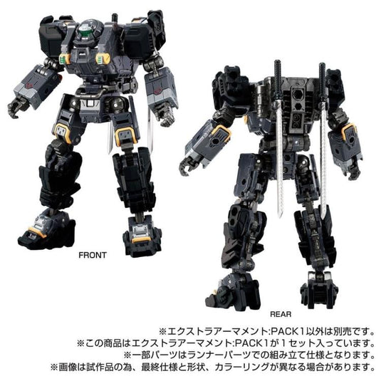 Diaclone Reboot - Tactical Mover - Extra Armament Set