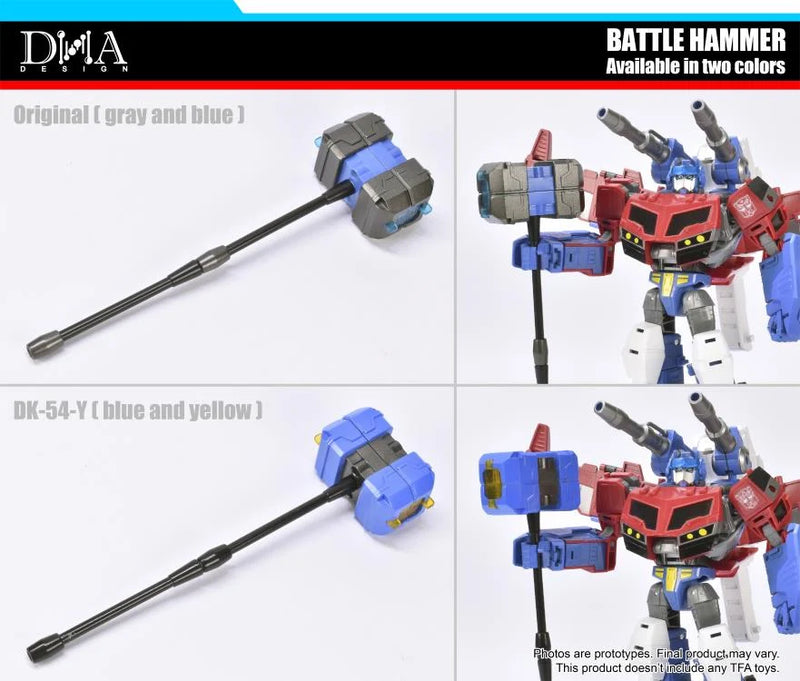 Load image into Gallery viewer, DNA Design - DK-54 Battle Hammer (Blue and Yellow)
