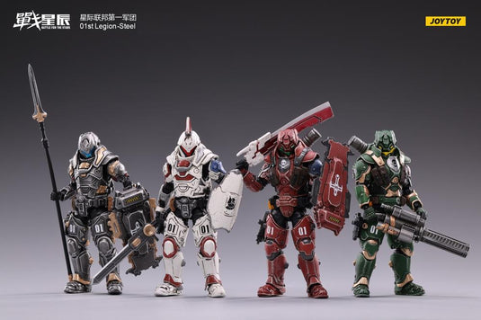 Joy Toy - Battle for the Stars - 1st Legion 1/18 Scale Set of 4 Figures
