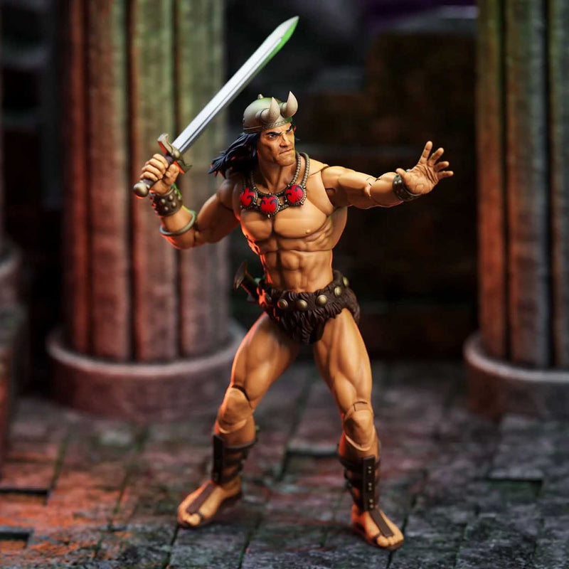 Load image into Gallery viewer, Boss Fight Studio - Conan The Barbarian: The Tower of the Elephant - Young Conan &amp; Yag-Kosha 1/12 Scale
