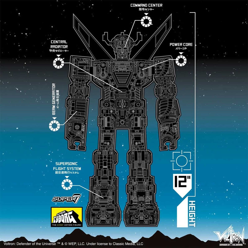 Load image into Gallery viewer, Super 7 - Super Cyborg - Voltron Defender of the Universe - Voltron (Full Color)
