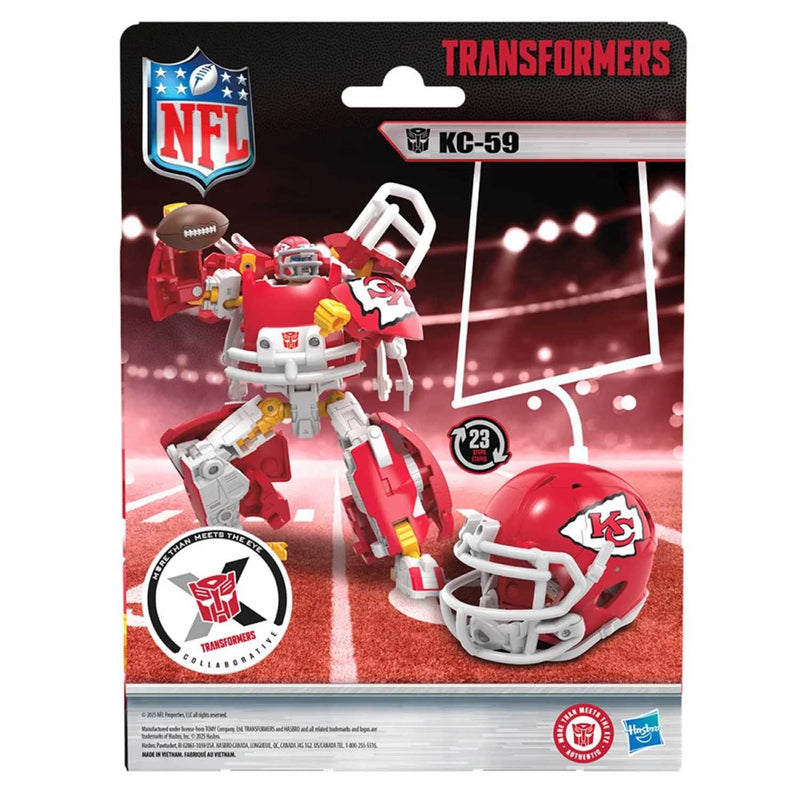 Load image into Gallery viewer, Transformers Collaborative - NFL x Transformers Kansas City Chiefs KC-59
