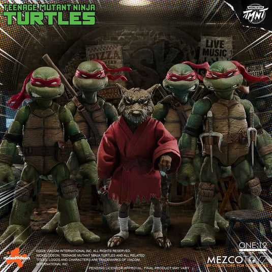 Mezco Toyz - One 12 Teenage Mutant Ninja Turtles (Comics) Deluxe Box Set