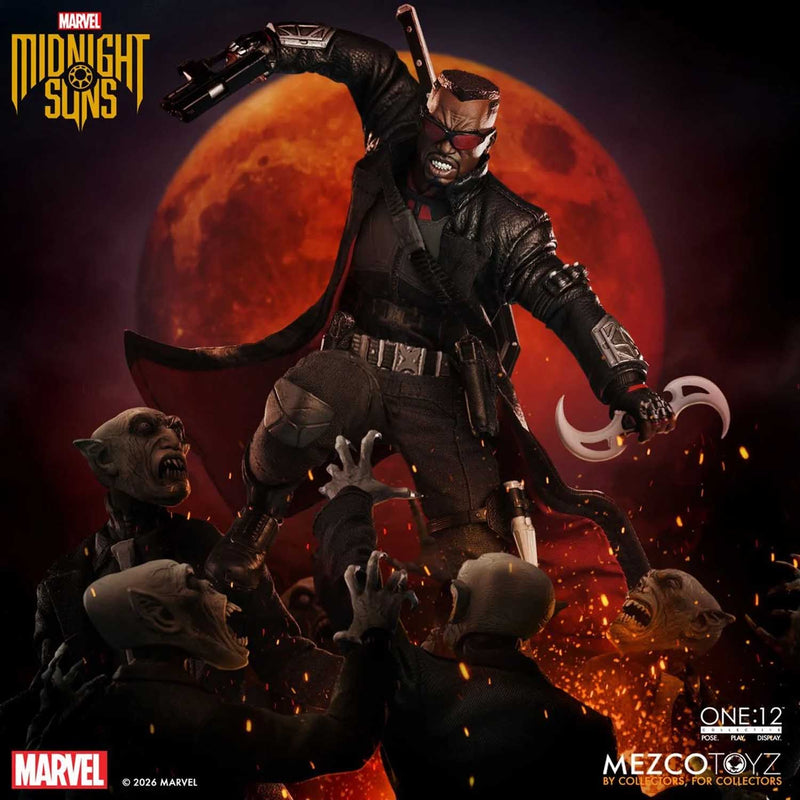 Load image into Gallery viewer, Mezco Toyz - One 12 Marvel's Midnight Suns - Blade
