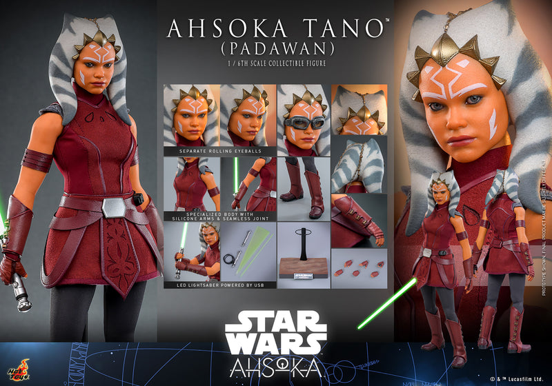 Load image into Gallery viewer, Hot Toys - Star Wars Ahsoka - Ahsoka Tano (Padawan)
