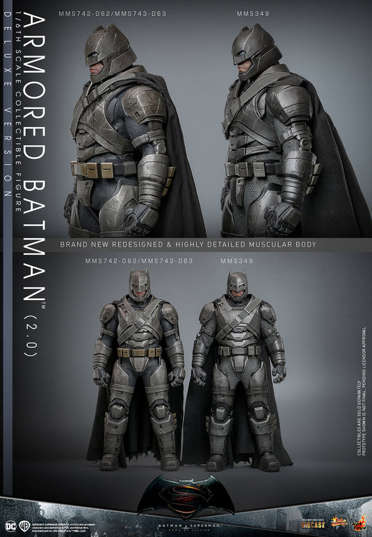 Hot Toys - Batman V Superman - Armored Batman 2.0 (Deluxe)