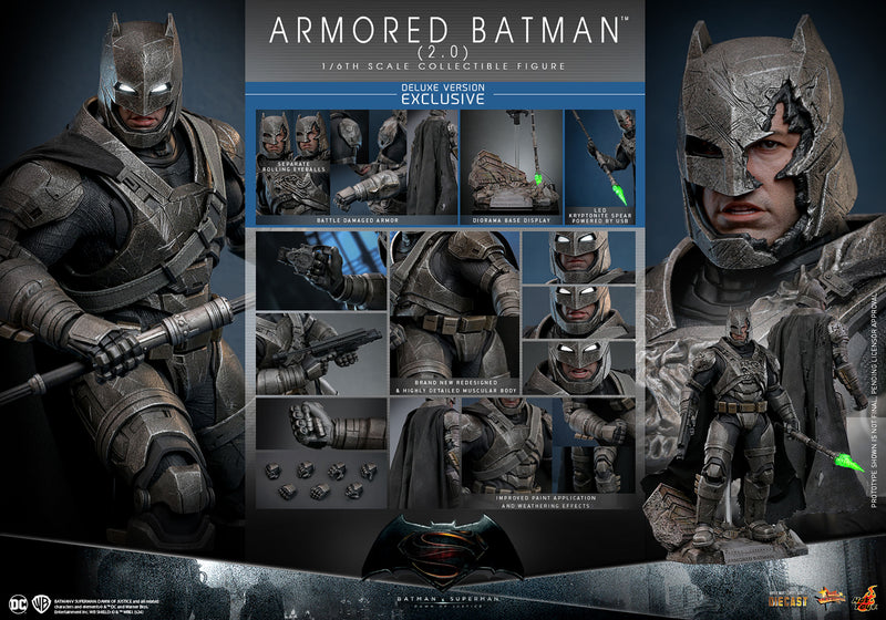 Load image into Gallery viewer, Hot Toys - Batman V Superman - Armored Batman 2.0 (Deluxe)
