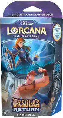 Disney Lorcana TCG - Ursula's Return Starter Deck - Sapphire and Steel