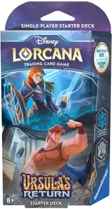 Disney Lorcana TCG - Ursula's Return Starter Deck - Sapphire and Steel