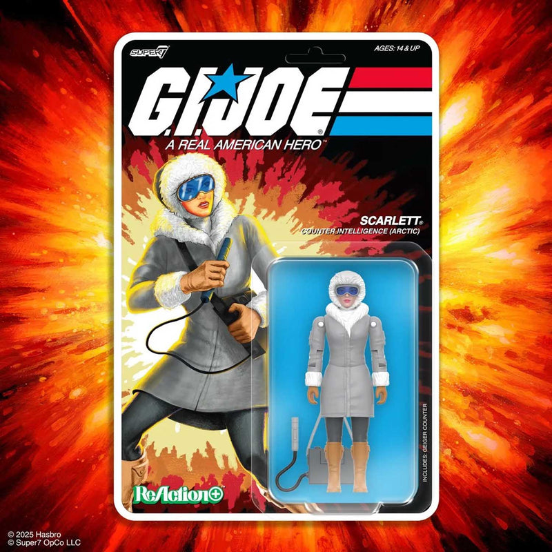 Load image into Gallery viewer, Super 7 - Reaction+ (O-Ring Figure) G.I. Joe - Arctic Scarlett

