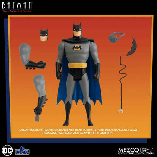 Mezco Toyz - Batman: The Animated Series 5 Points Deluxe Set of 4