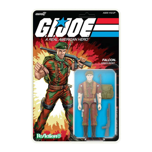 Super 7 - Reaction+ (O-Ring Figure) G.I. Joe - Lt. Falcon (Movie Collection)