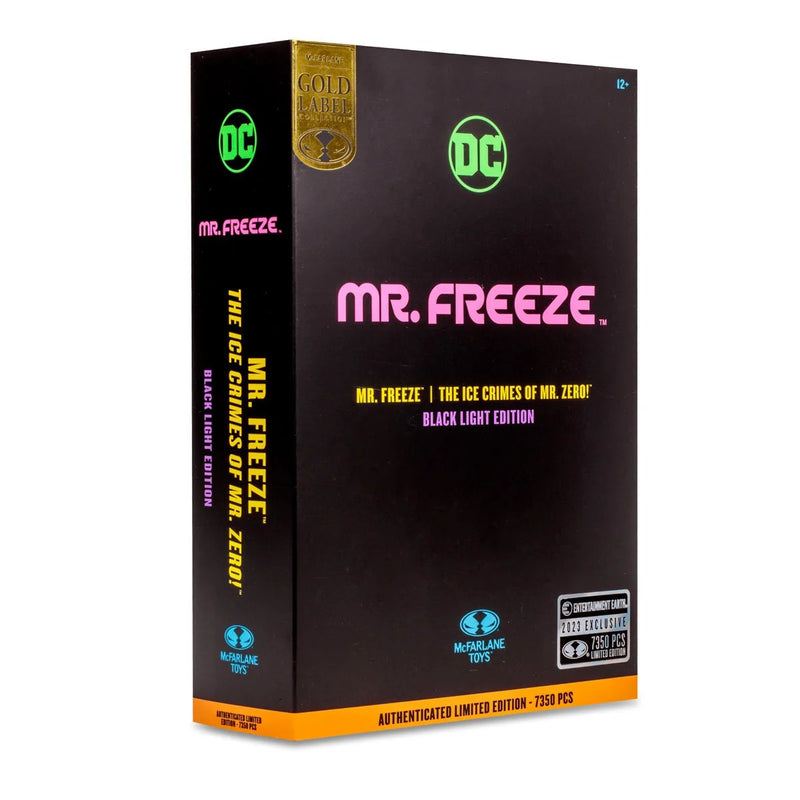 Load image into Gallery viewer, Mcfarlane Toys - DC Multiverse Mr.Freeze (The Ice Crimes Of Mr. Zero) Black Light Edition (Gold Label)
